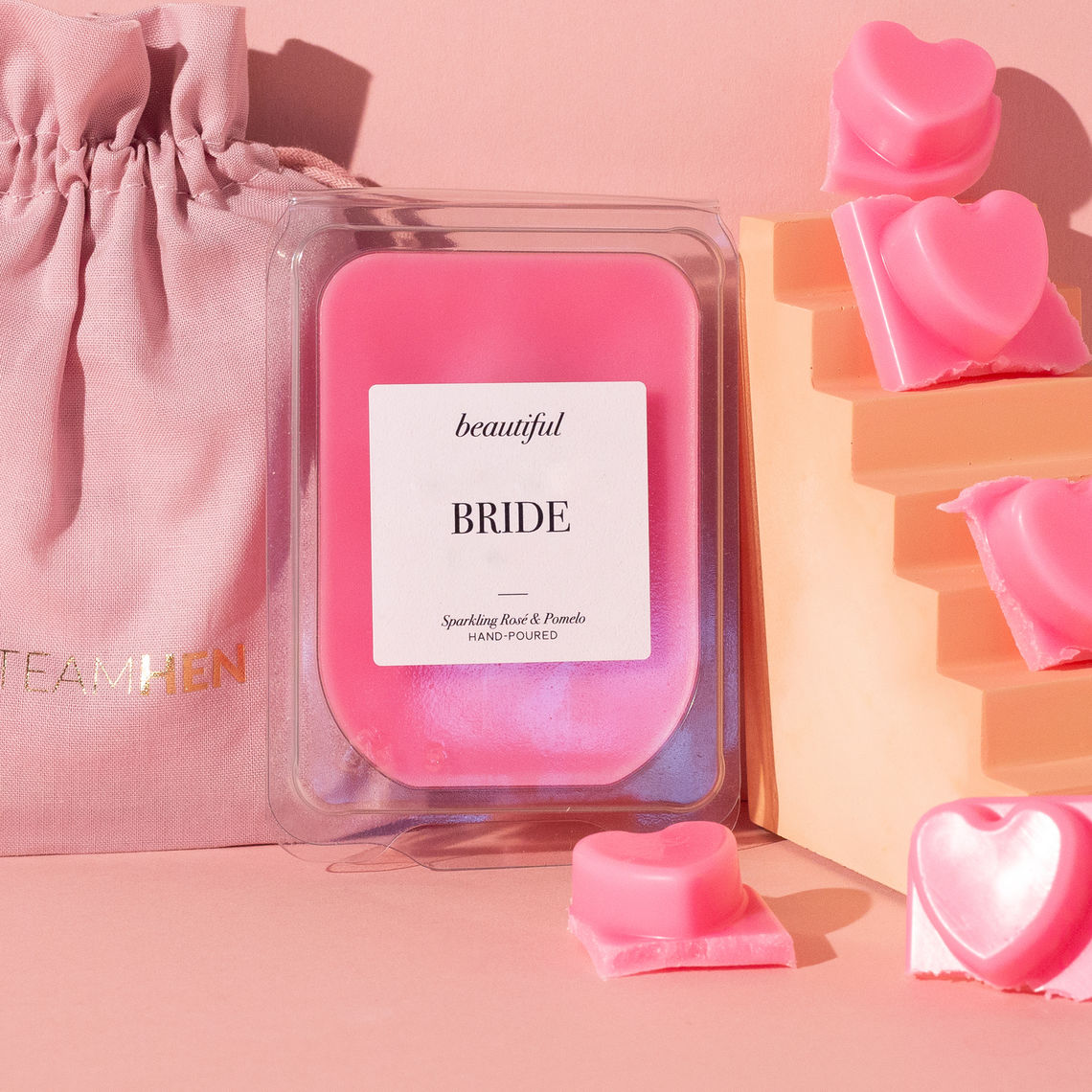 team hen beautiful bride wax melt 4 99